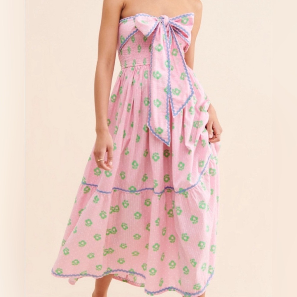 💙🩷💚NWT Damson Madder Strapless Dress💙🩷💚